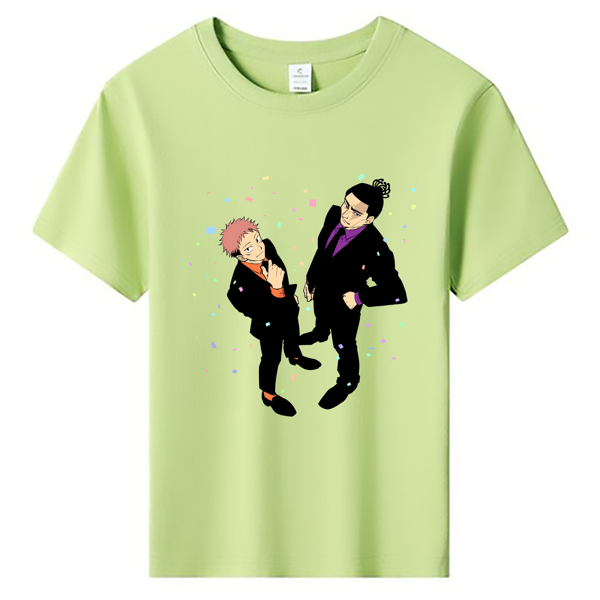 （画像用） 呪術廻戦 Jujutsu Kaisen 綿100％キッズTシャツ（フロントプリント）